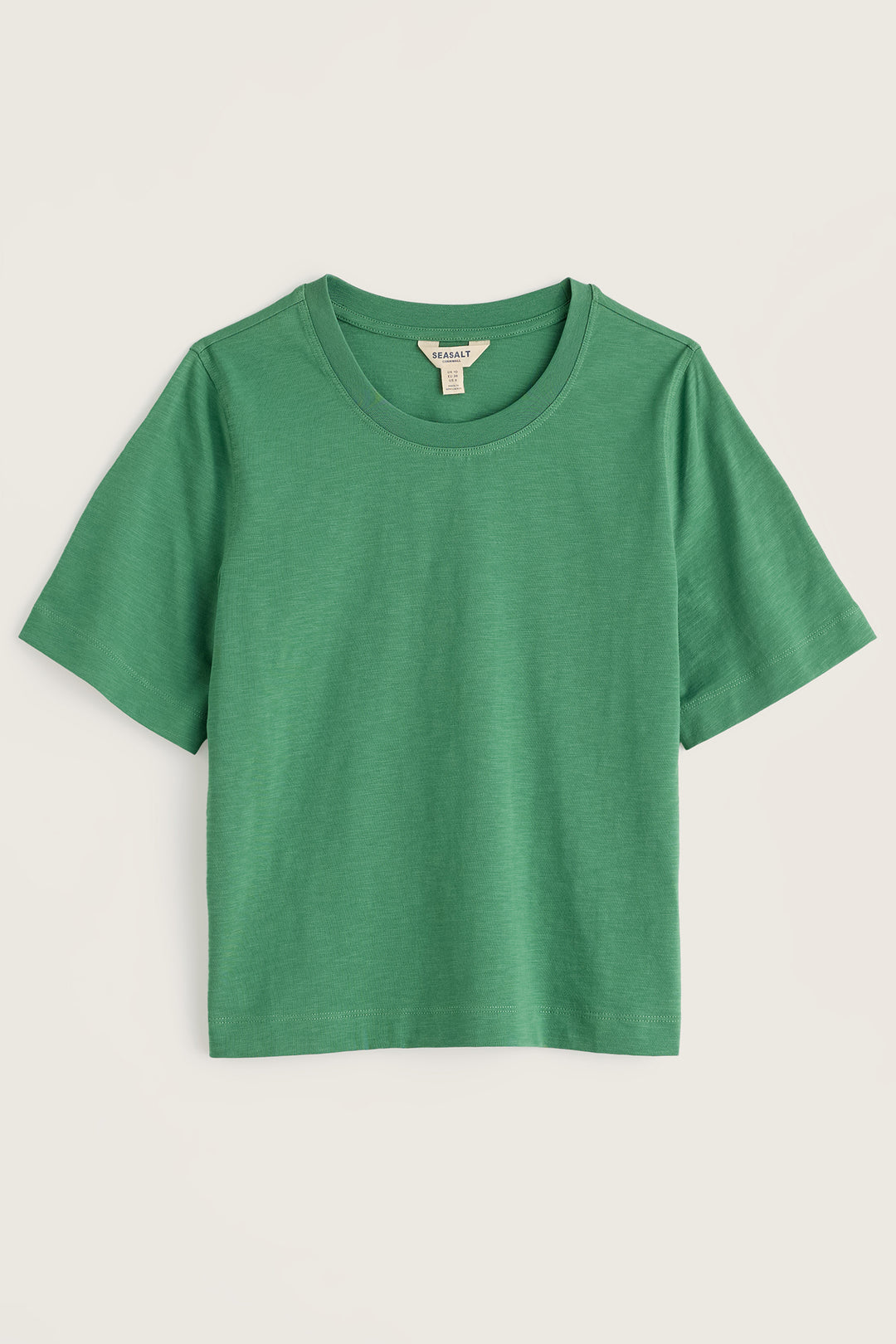 Seasalt Cornwall Copseland Pea Pod Green T-Shirt WM33126 15302, packshot