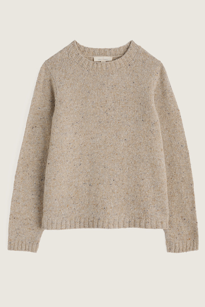 Seasalt Cornwall Dawson Pick Birch Beige Jumper, jumper shown flat