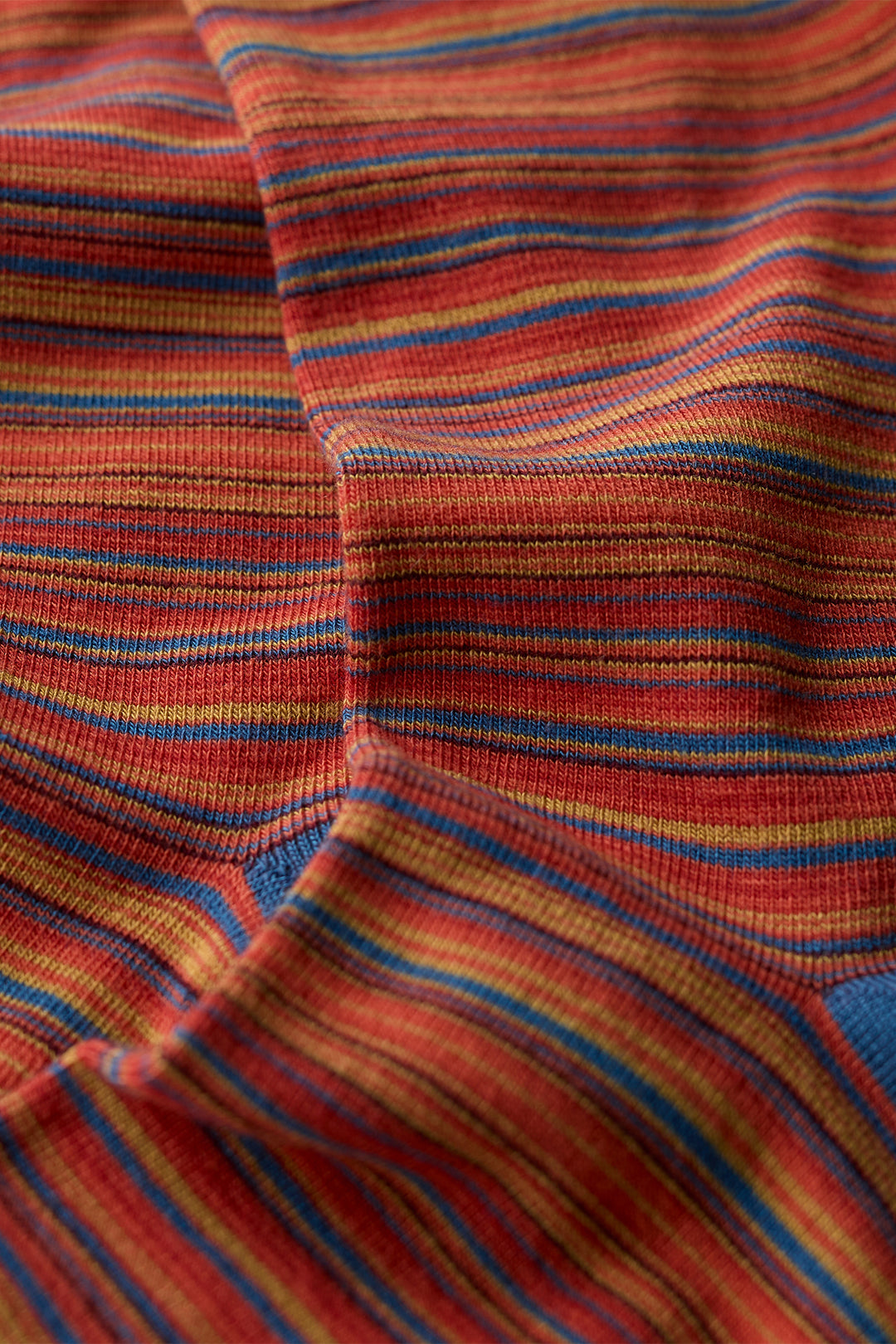 Seasalt Cornwall Everyday Ripple Marks Dark Terracotta Mix Orange Socks AC14248 39176, stripe detail