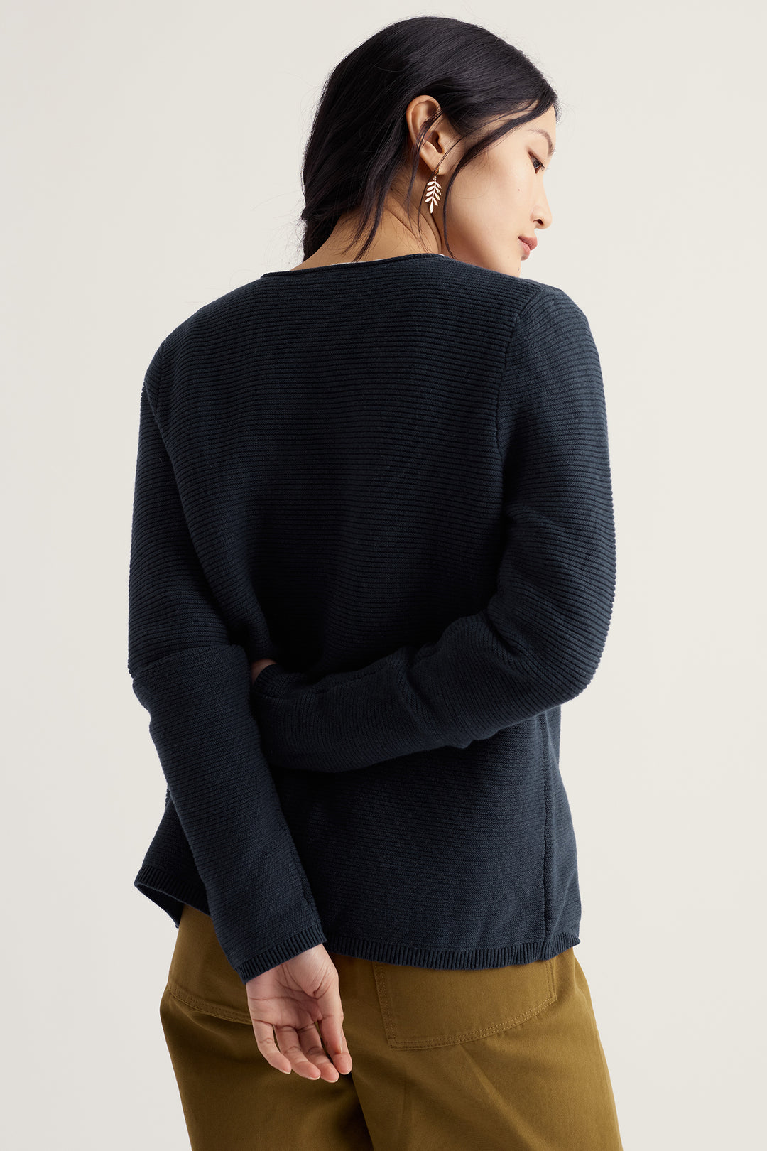 Seasalt Cornwall Makers Maritime Navy Cardigan WM39132, styled