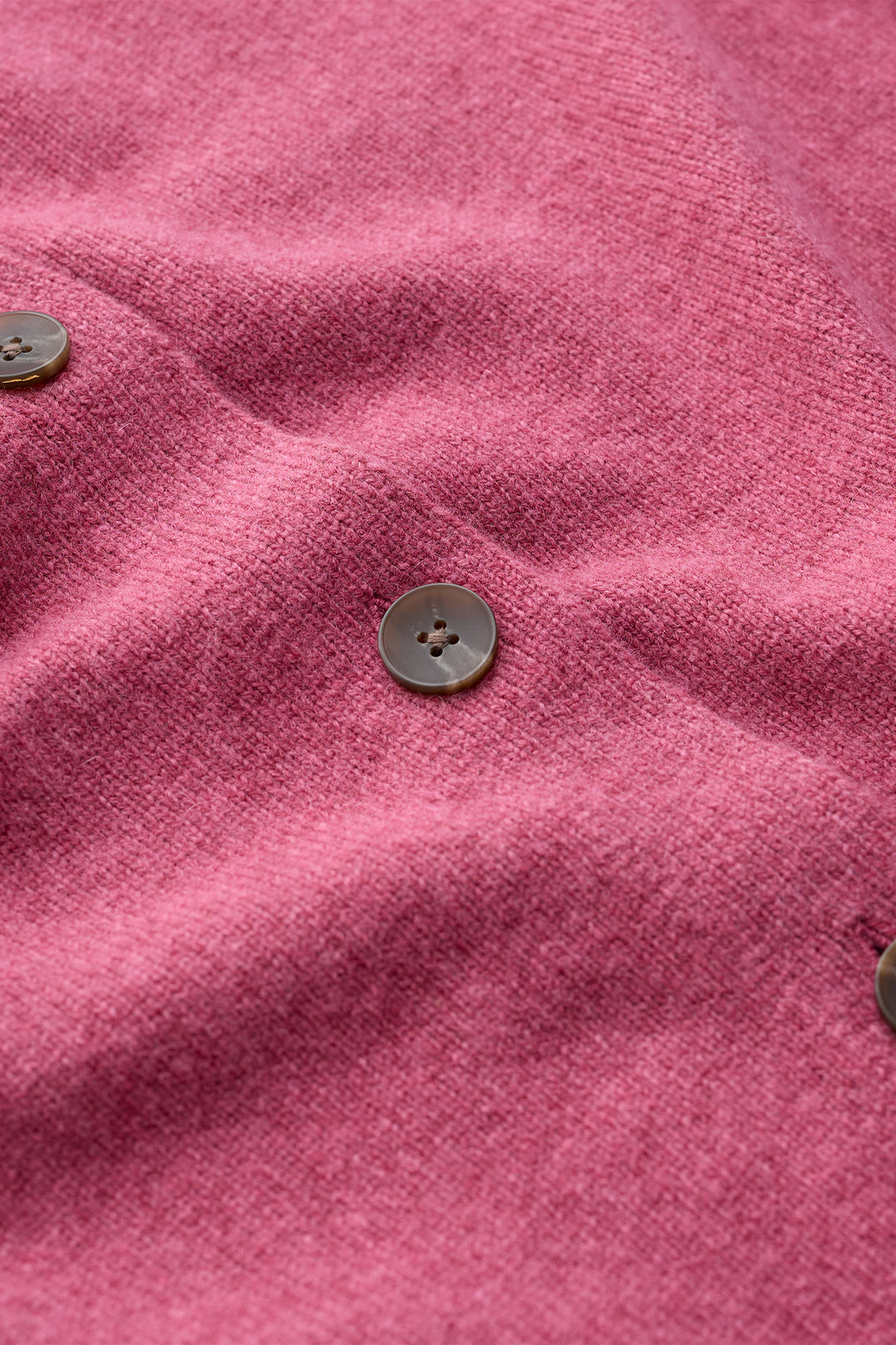Seasalt Cornwall Tern Tide Rosa Pink Merino Cardigan WM32107 36475, knit and button detail