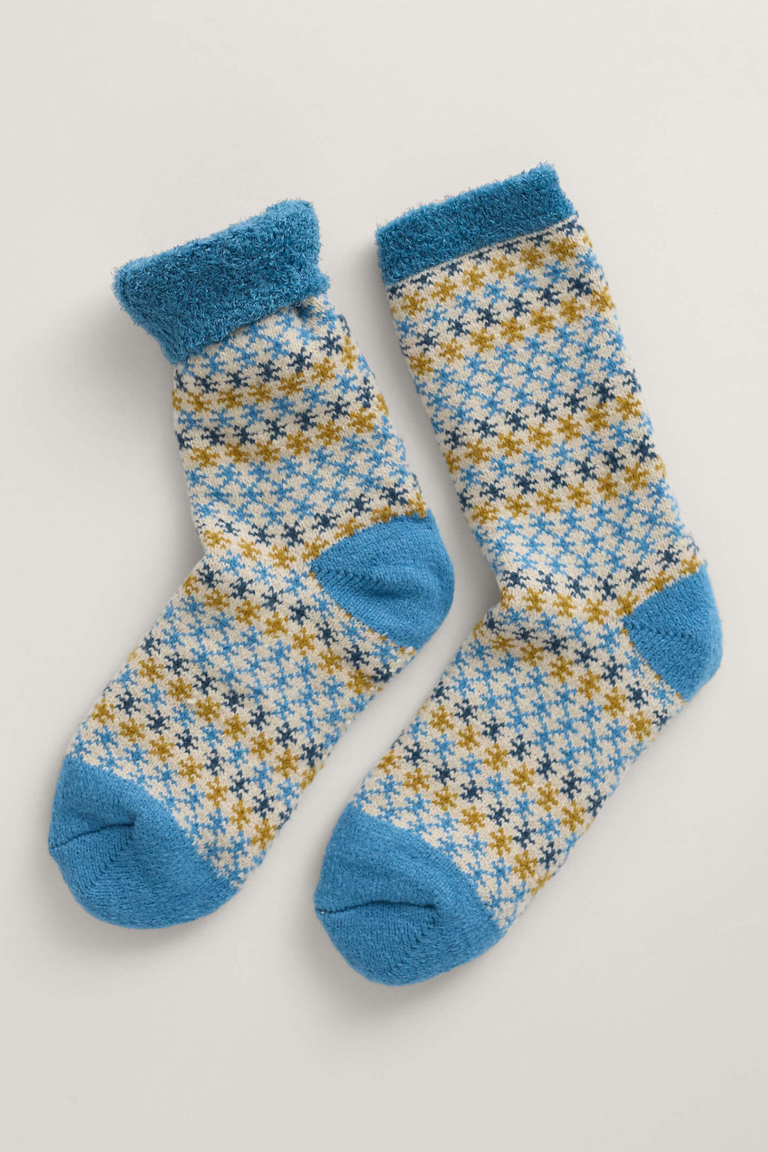 Seasalt Cross Stitch Mid Whirl Cabin Socks - Shirley Allum Boutique