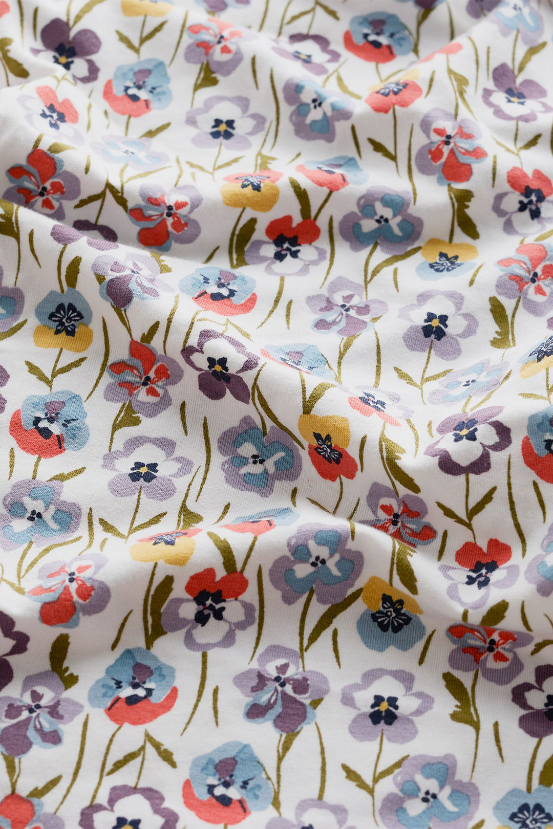 Seasalt Handyband Pressed Pansies Chalk B-AC18695-32711