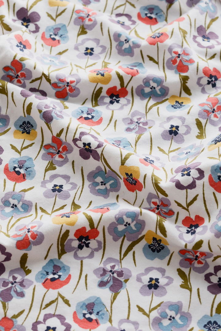 Seasalt Handyband Pressed Pansies Chalk B-AC18695-32711