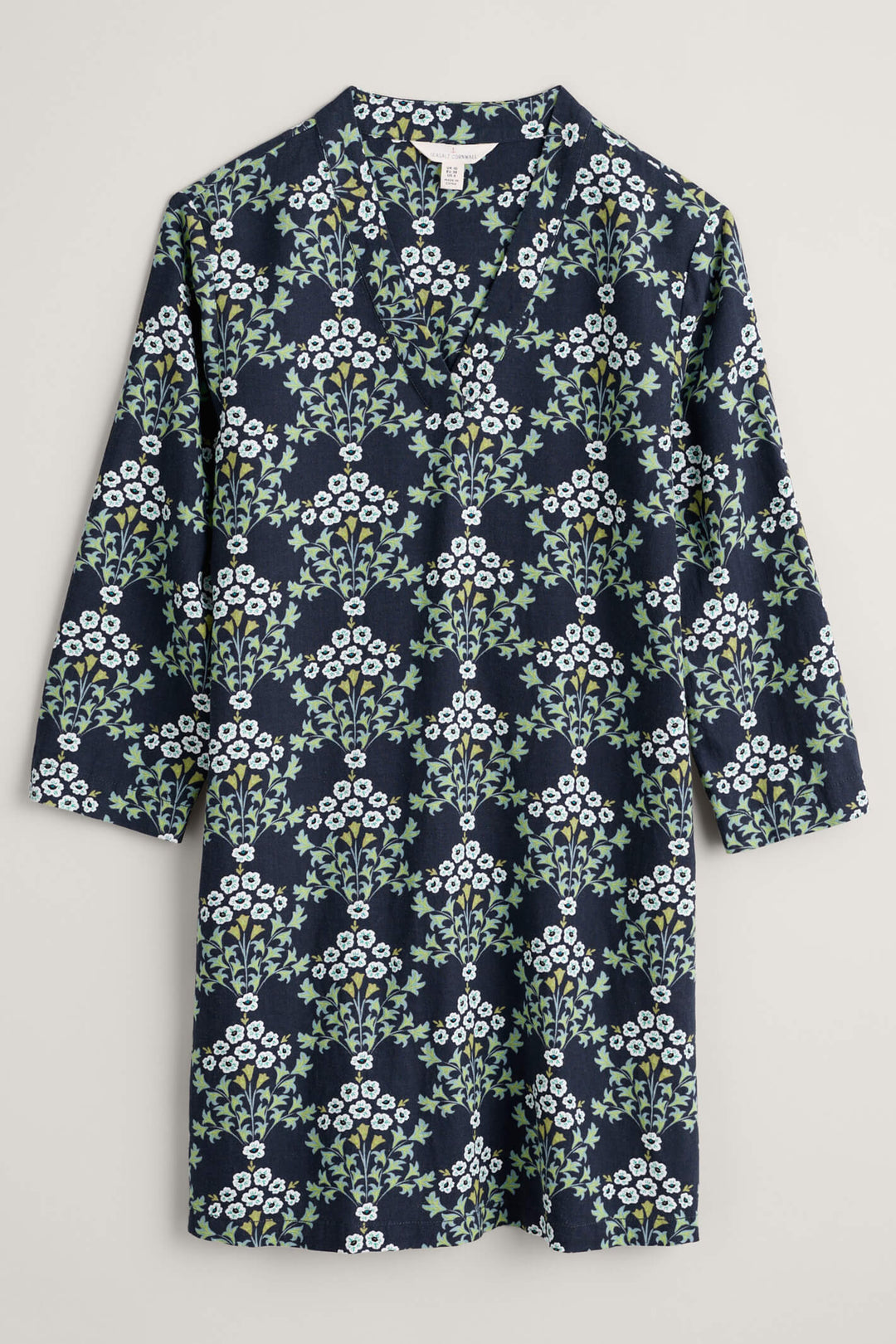 Seasalt Hayle Bar Tunic Vines Maritime Green Tunic - Shirley Allum Boutique