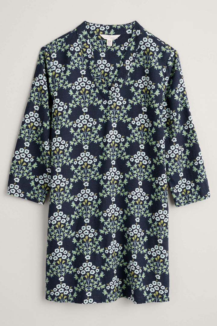 Seasalt Hayle Bar Tunic Vines Maritime Green Tunic - Shirley Allum Boutique