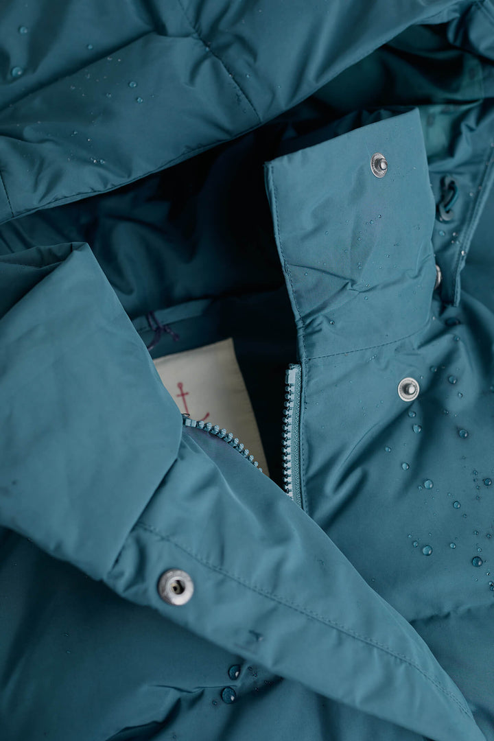 Seasalt Holywell Bay Dusky Jade Green Waterproof Padded Coat - Shirley Allum Boutique