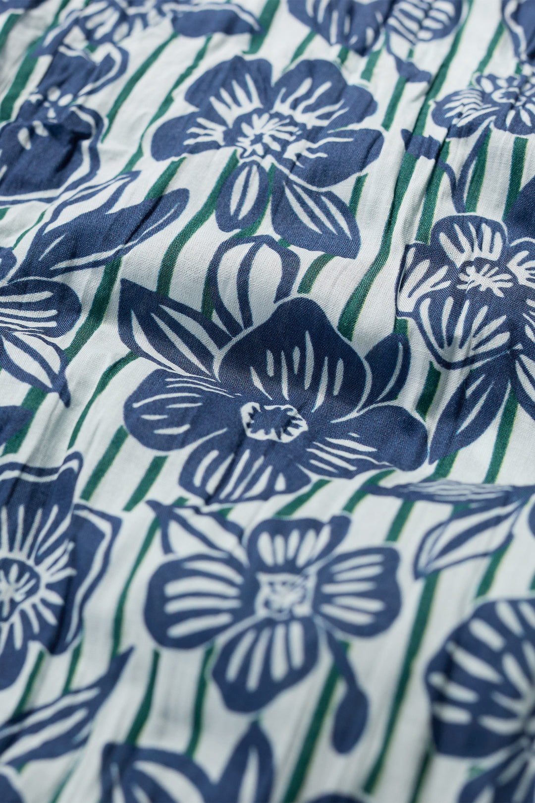 Seasalt Larissa Floral Imprint Chalk Blue Print Shirt