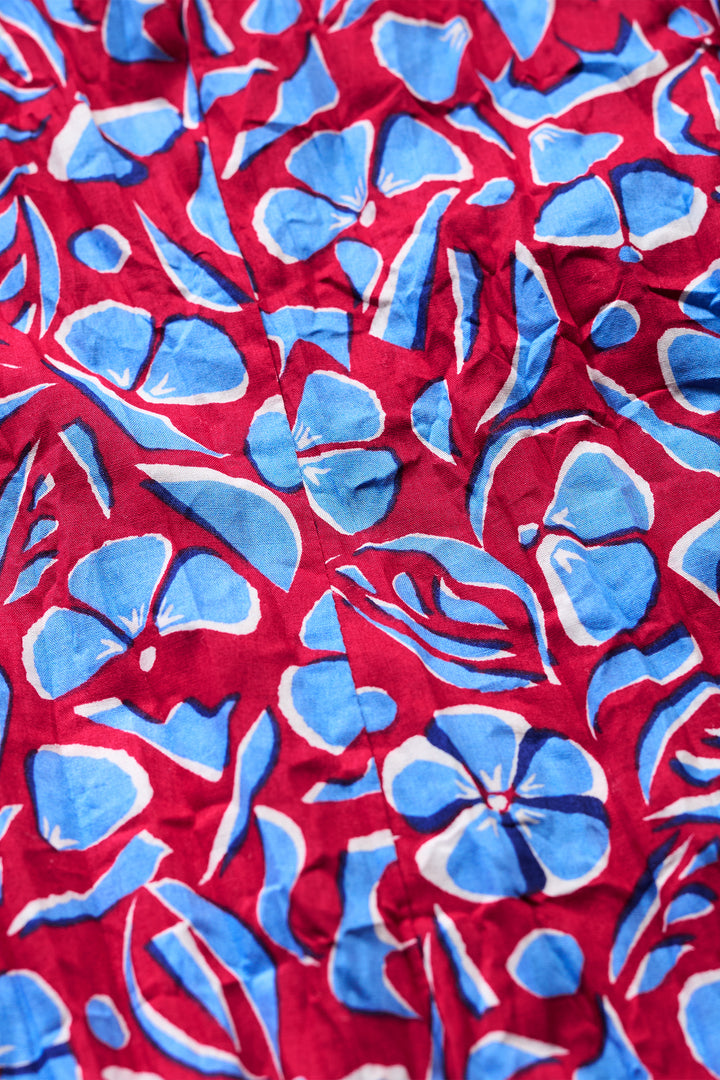 Seasalt Larissa Shirt Collaged Floral Scarlet WM23525-35283 - Shirley Allum Boutique