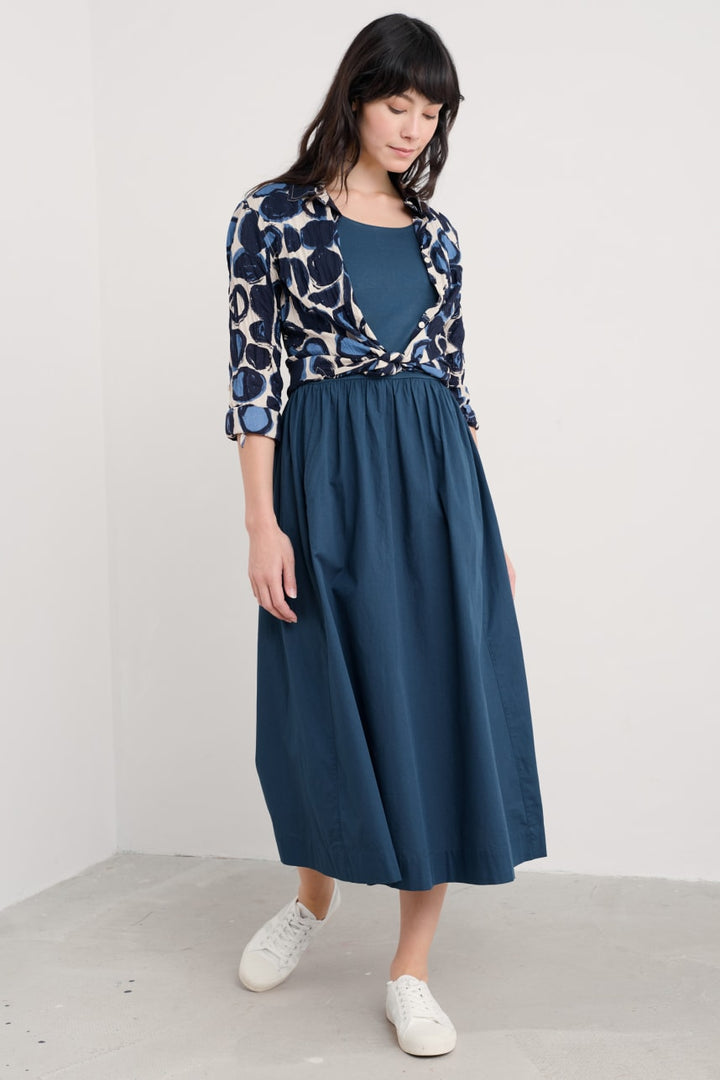 Seasalt Larissa Shirt Pebble Monoprint Aran WM00243R - Shirley Allum Boutique