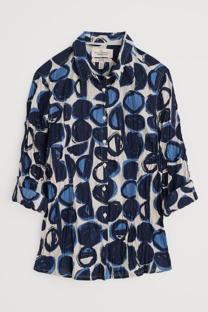 Seasalt Larissa Shirt Pebble Monoprint Aran WM00243R - Shirley Allum Boutique