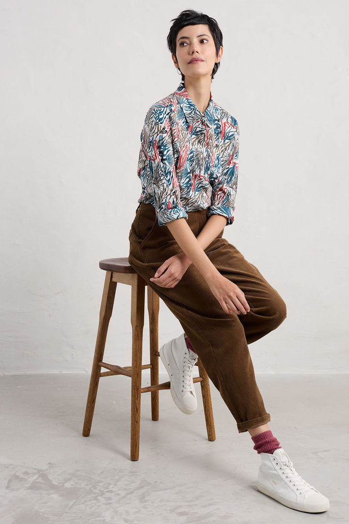 Seasalt Larissa Shirt River Kelp Chalk Blue B-WM23525-33047 - Shirley Allum Boutique