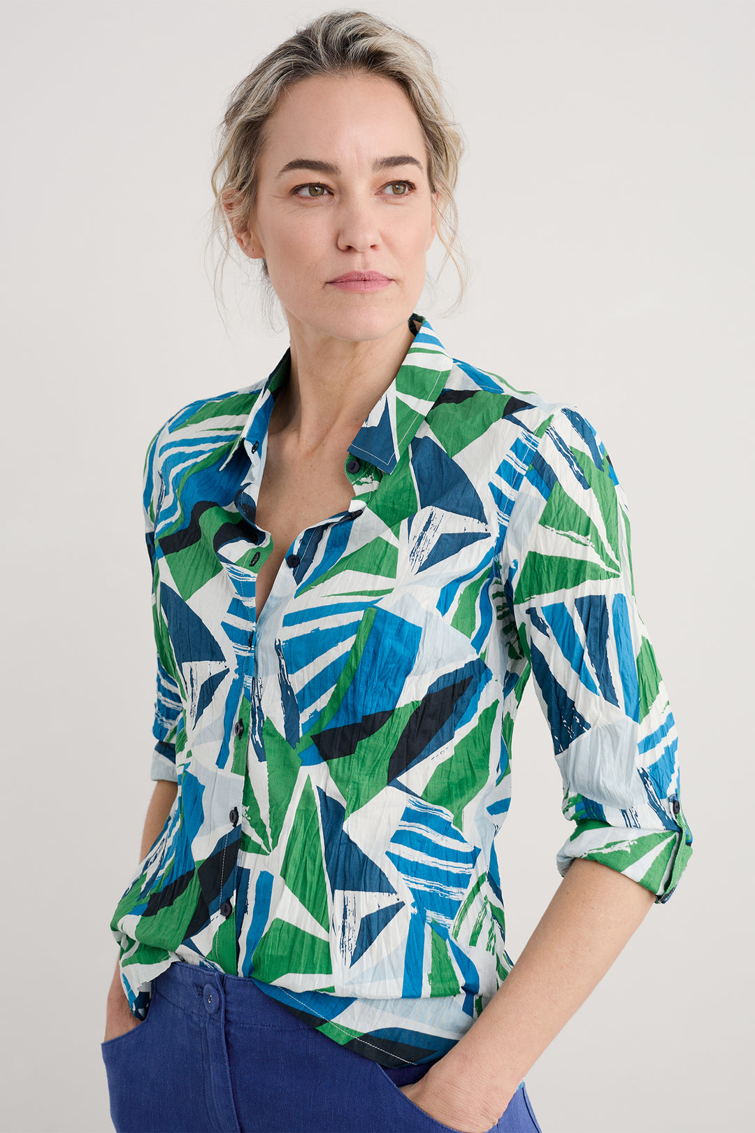 Seasalt Larissa Shirt Spinnaker Sails Hedgerow WM00243R - Shirley Allum Boutique