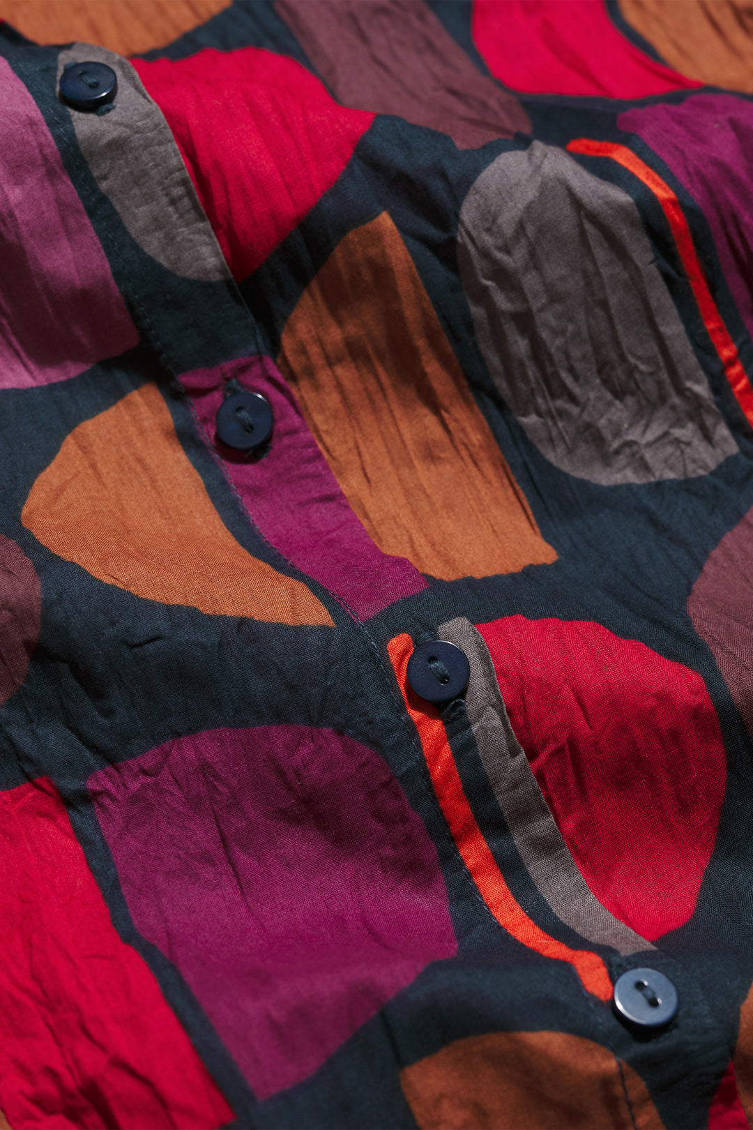 Seasalt Larissa WM00243R Half Moon Stamp Onyx Print Shirt