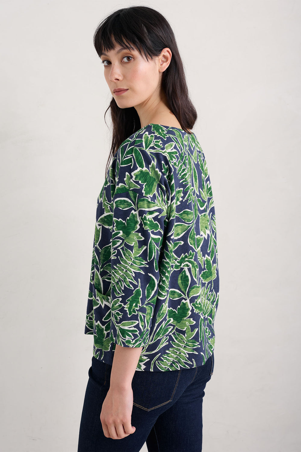 Seasalt Living Canvas Top Inked Foliage Maritime - Shirley Allum Boutique