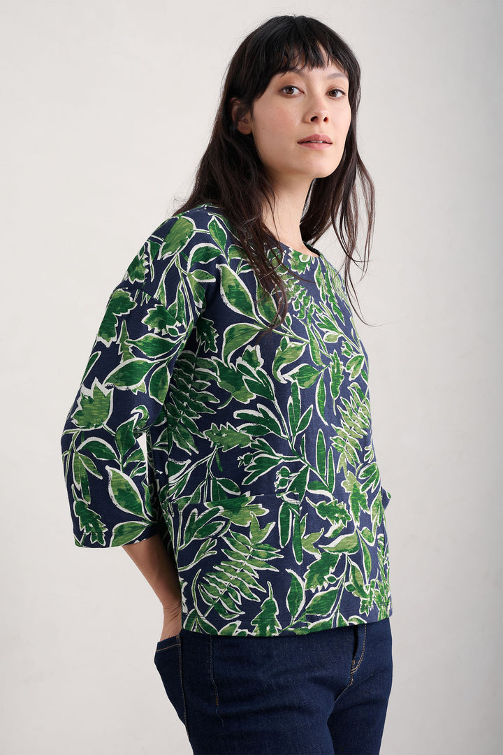 Seasalt Living Canvas Top Inked Foliage Maritime - Shirley Allum Boutique