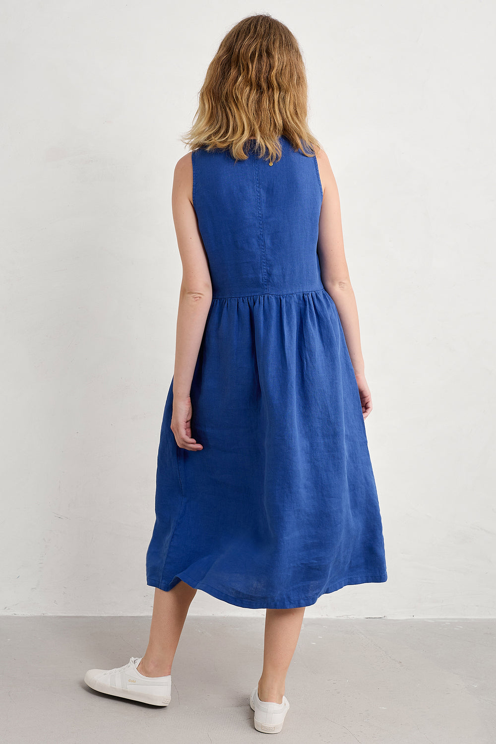 Seasalt Lowland Heather Dress Regular Bright Marine WM30454-34529 - Shirley Allum Boutique