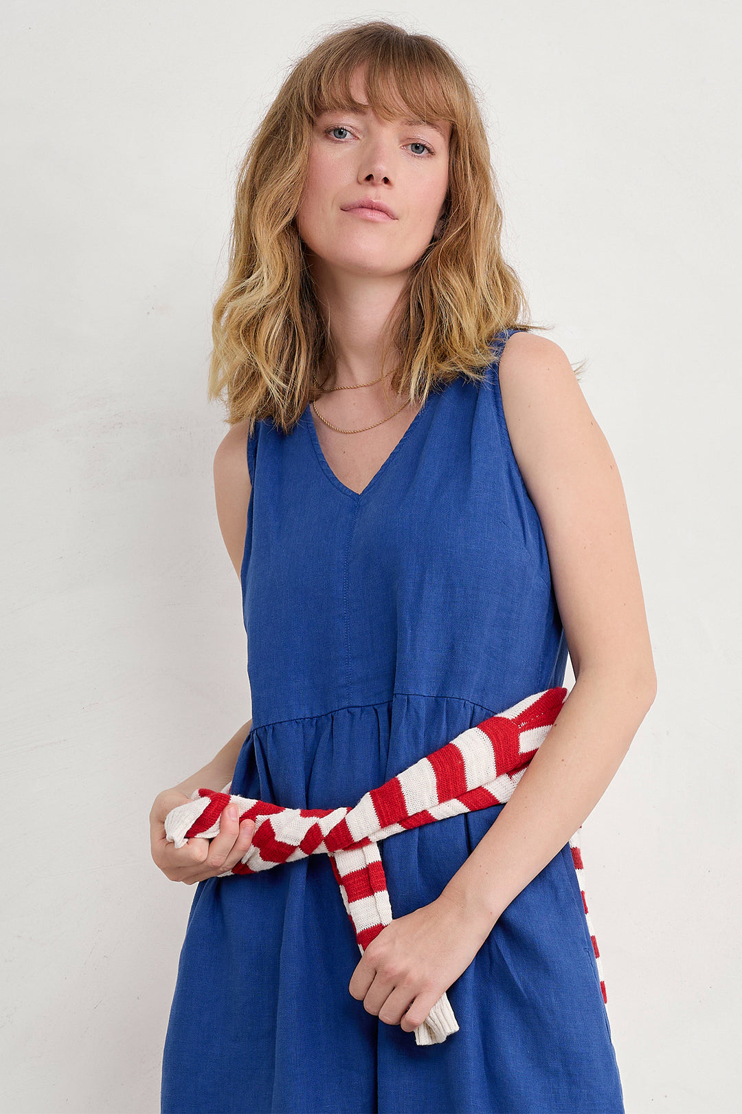 Seasalt Lowland Heather Dress Regular Bright Marine WM30454-34529 - Shirley Allum Boutique