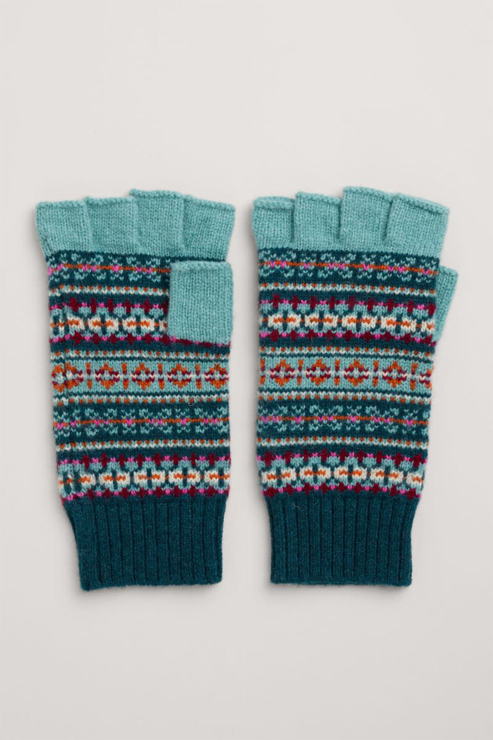Seasalt Mabyn Fingerless Gloves Wheal Towan Seashore Mix - Shirley Allum Boutique