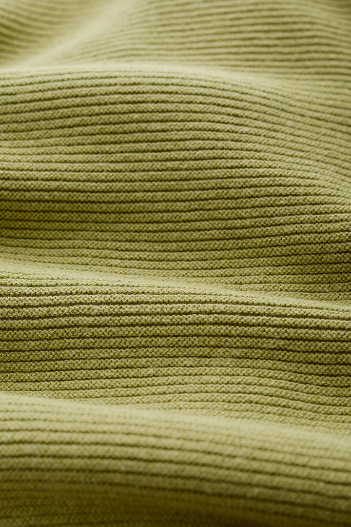 Seasalt Makers Gooseberry Green Curl Neck Jumper - Shirley Allum Boutique