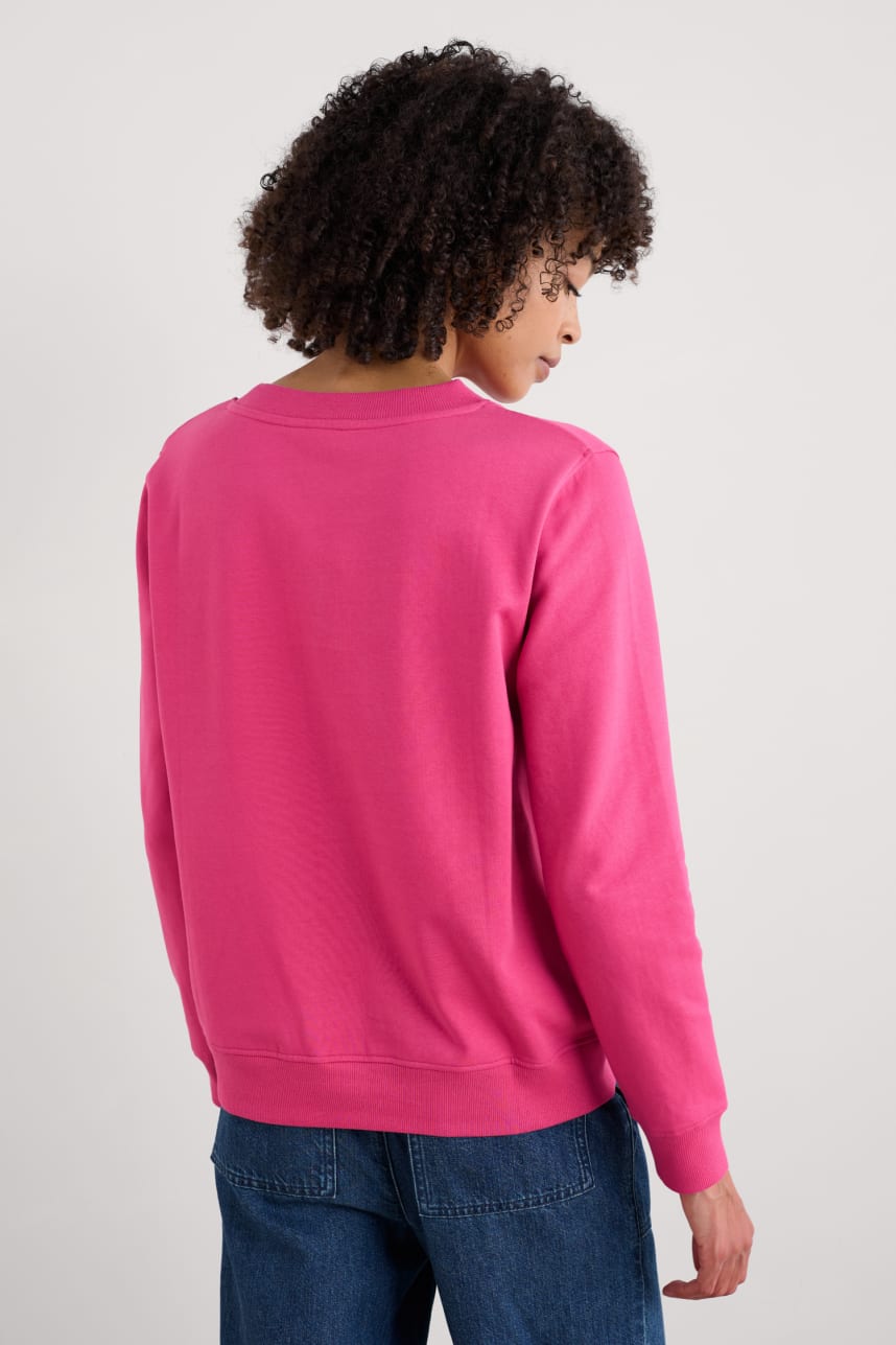 Seasalt Mappa Sweatshirt Tulip Pink WM36725R - Shirley Allum Boutique