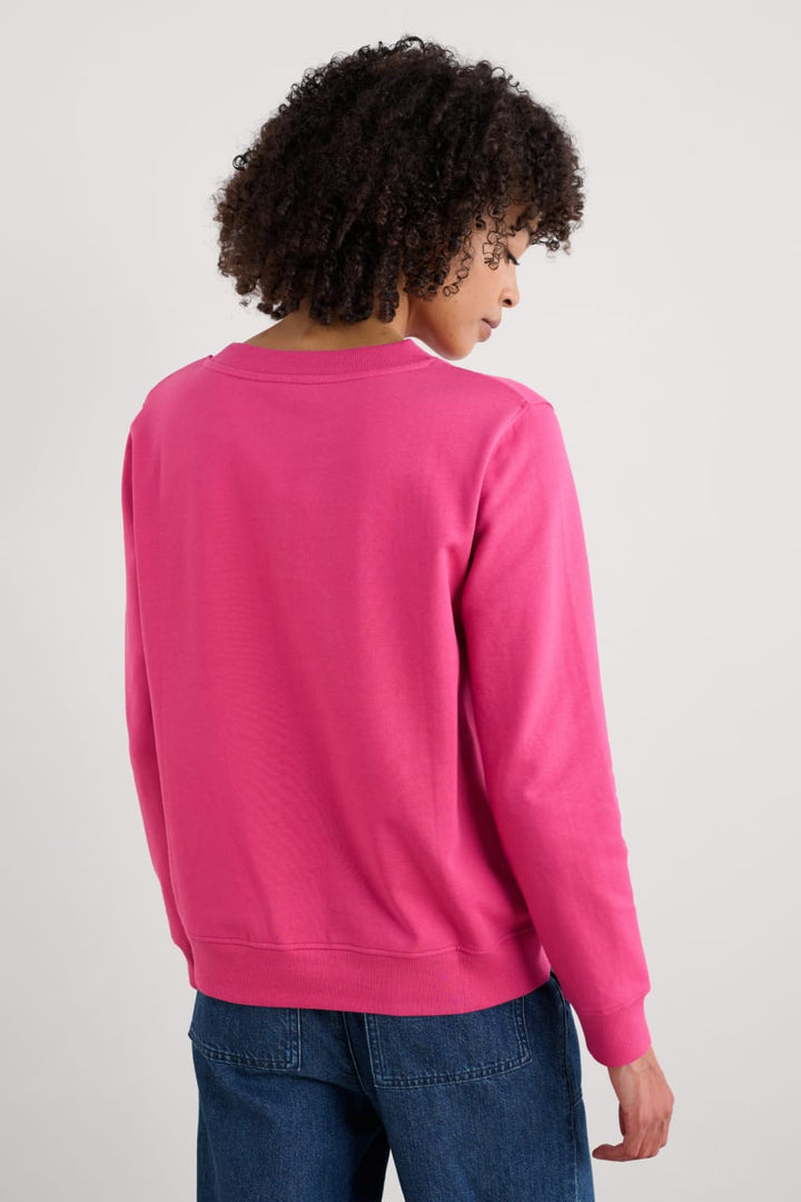 Seasalt Mappa Sweatshirt Tulip Pink WM36725R - Shirley Allum Boutique
