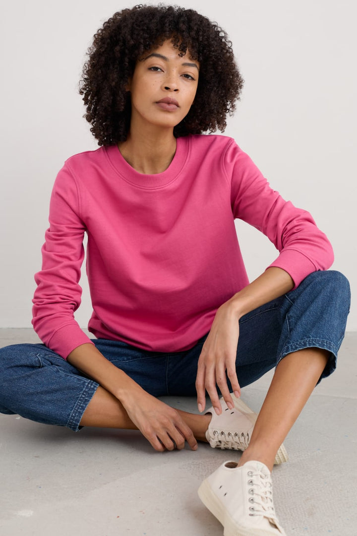 Seasalt Mappa Sweatshirt Tulip Pink WM36725R - Shirley Allum Boutique