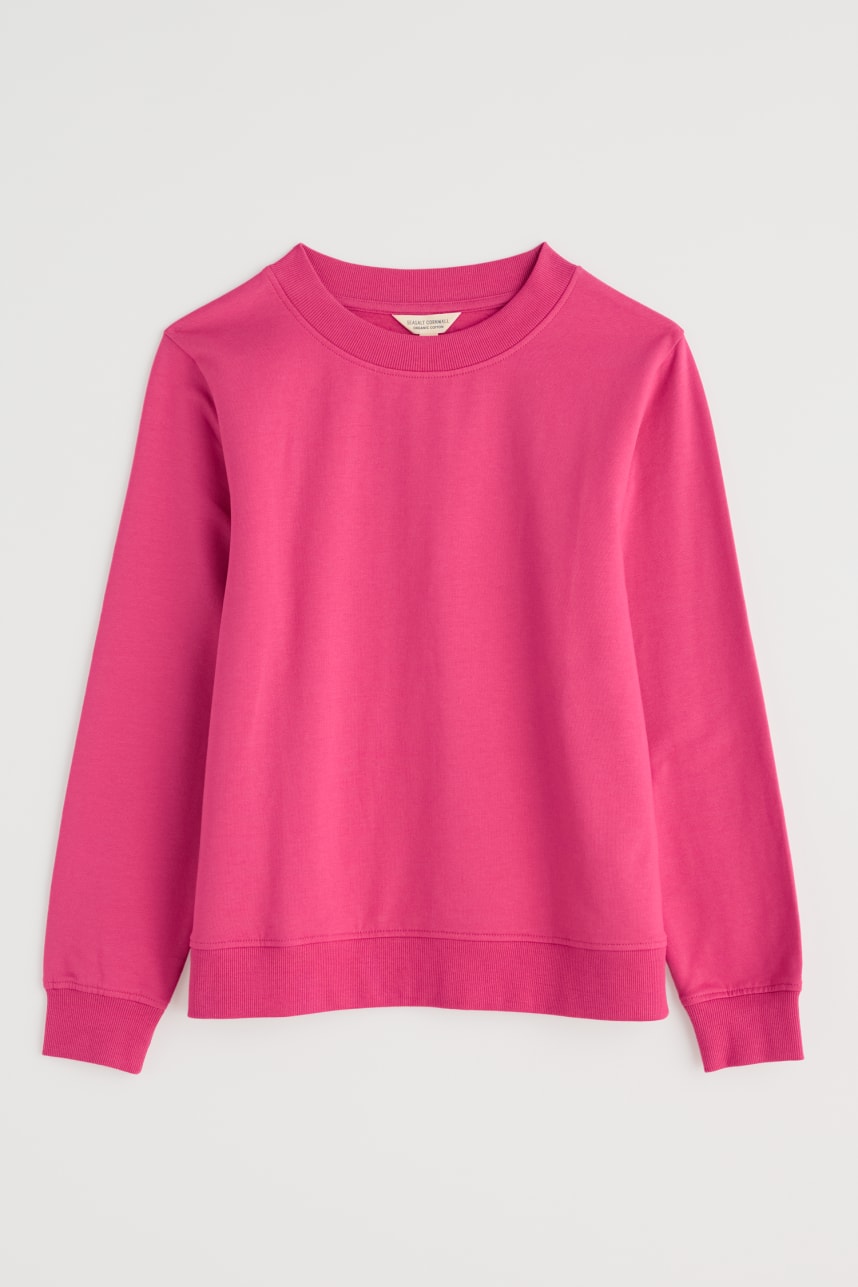 Seasalt Mappa Sweatshirt Tulip Pink WM36725R - Shirley Allum Boutique