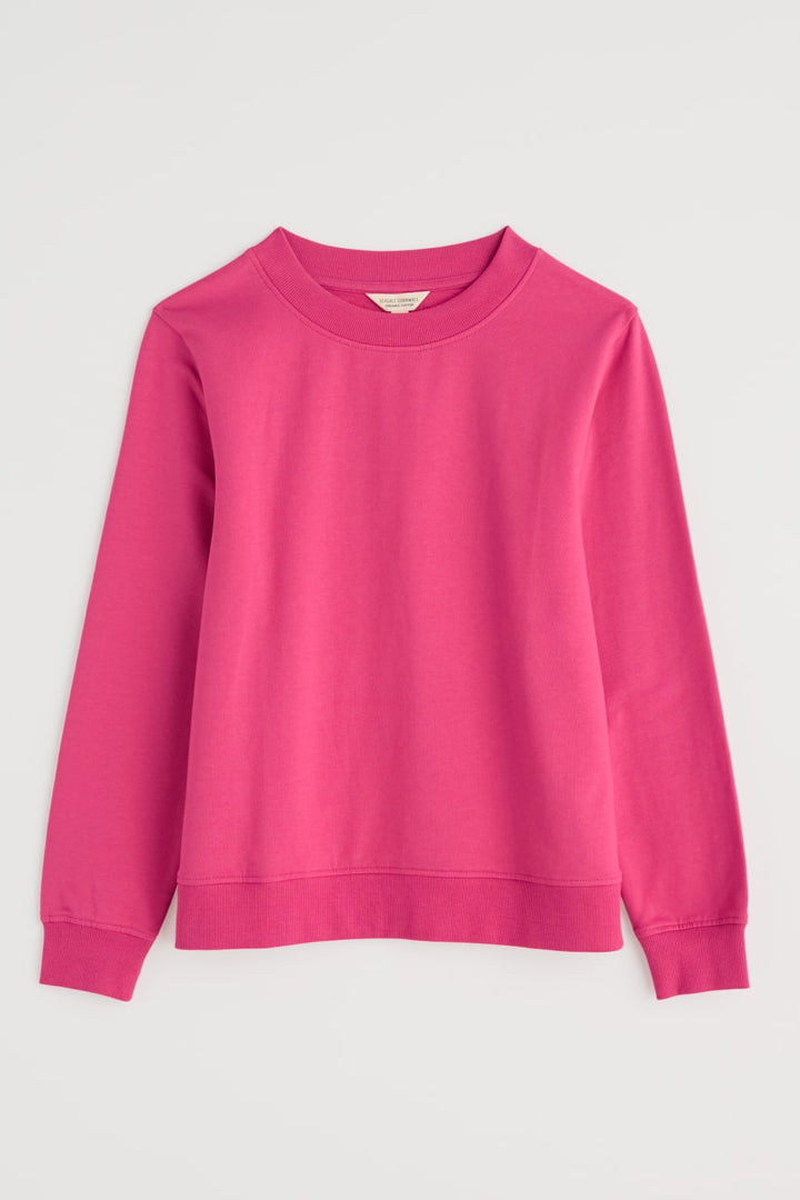 Seasalt Mappa Sweatshirt Tulip Pink WM36725R - Shirley Allum Boutique