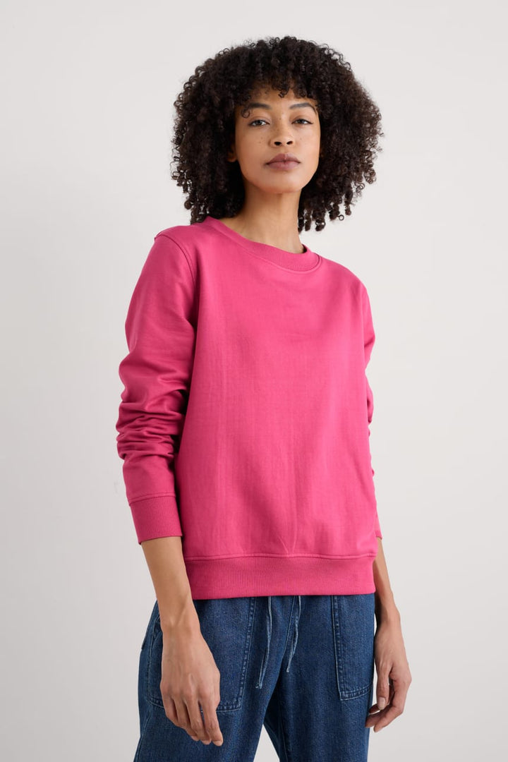 Seasalt Mappa Sweatshirt Tulip Pink WM36725R - Shirley Allum Boutique