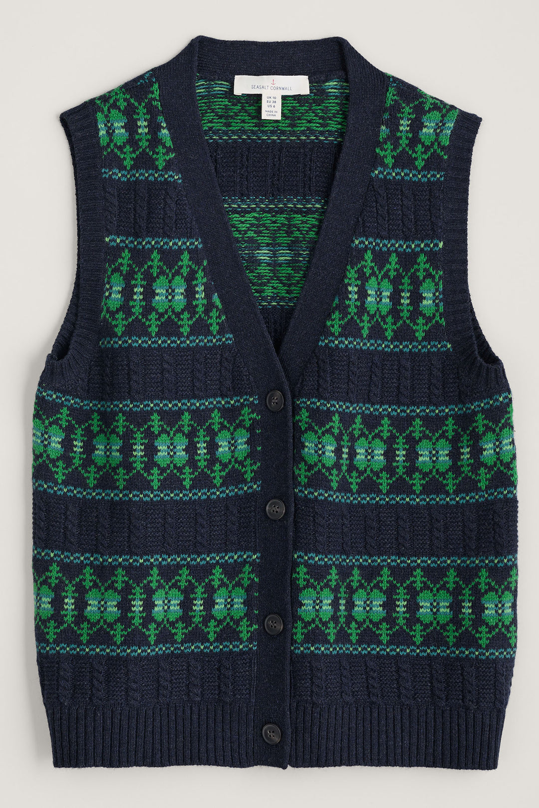 Seasalt Partridge Vest Waistcoat Porcelain Maritime Hedgerow B-WM35833-32624 - Shirley Allum Boutique