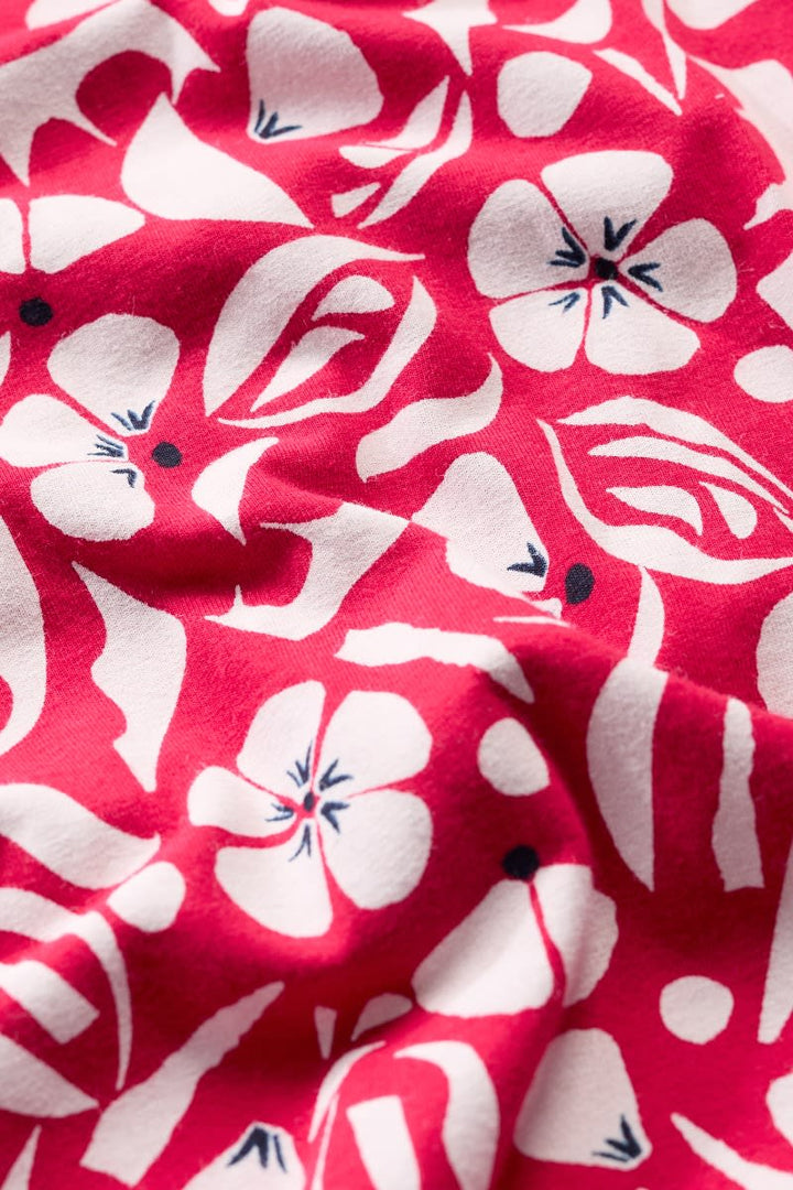 Seasalt Pier View Dress Collaged Floral Scarlet Chalk WM15327-35578 - Shirley Allum Boutique