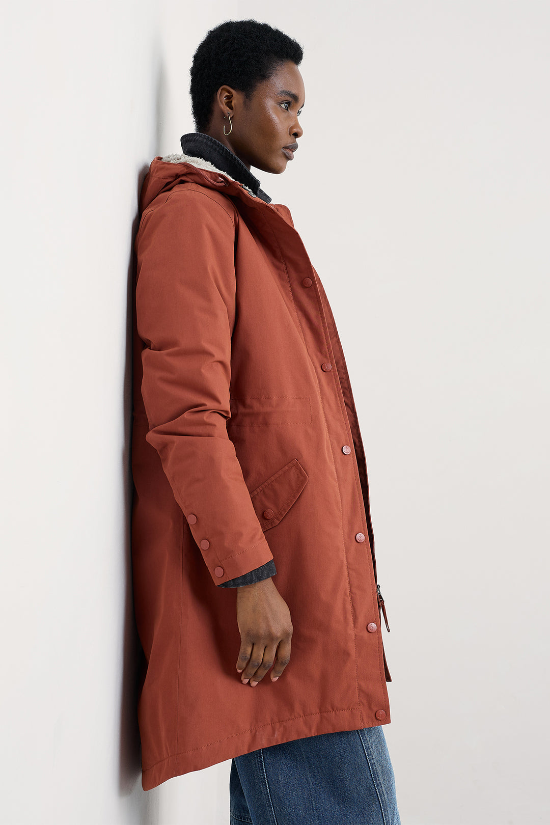 Seasalt Plant Hunter 2 Regular Hazel Brown Hooded Coat RN35956-13764