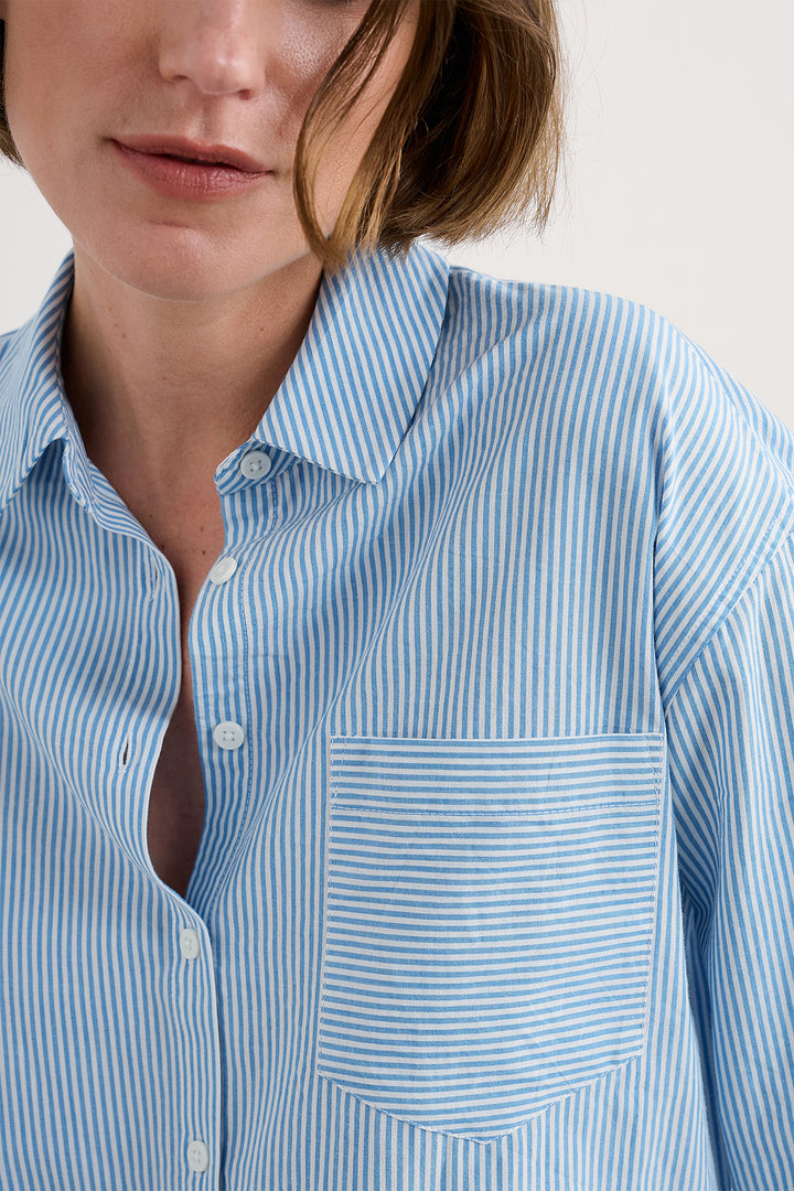 Seasalt Sea Path Mini Sunrise Skipper Blue Shirt WM37777R