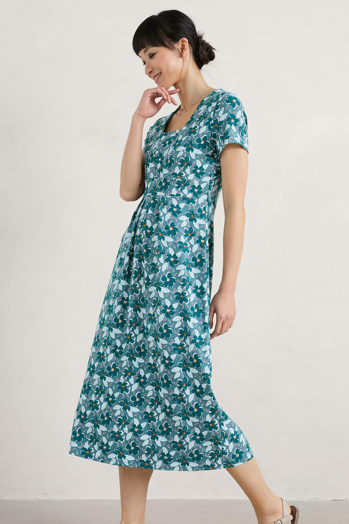 Seasalt SS Seed Packet Camellia Shadow Estuary Dress - Shirley Allum Boutique