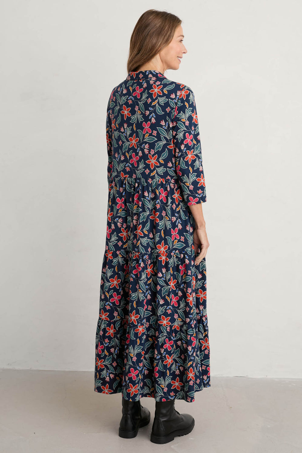 Seasalt Stitched Clematis Maritime Windflower Dress - Shirley Allum Boutique
