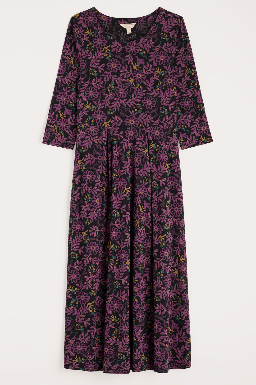 Seasalt Veronica Purple Evening Woodland Onyx Print Dress WM20794R
