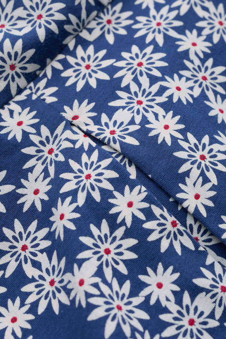 Seasalt Wild Bouquet Daisy Scatter Marine Blue Dress - Shirley Allum Boutique