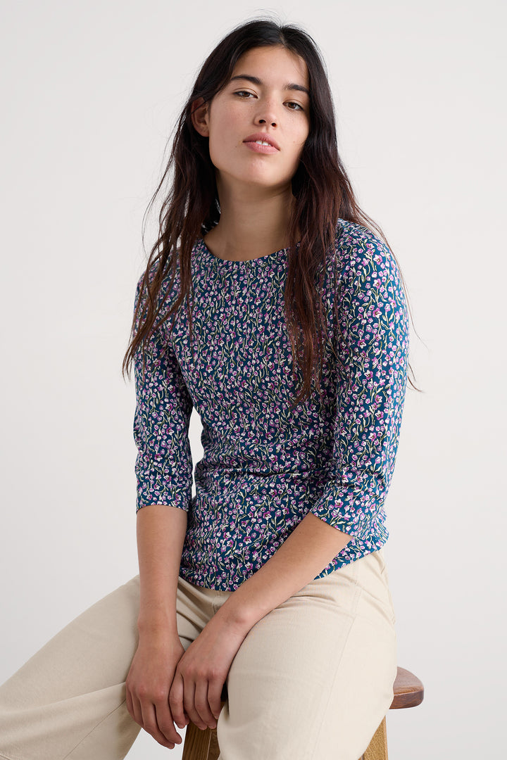 Seasalt WM27632 374 Blue Flax Flower Bright Orchid 3/4 Easel Top