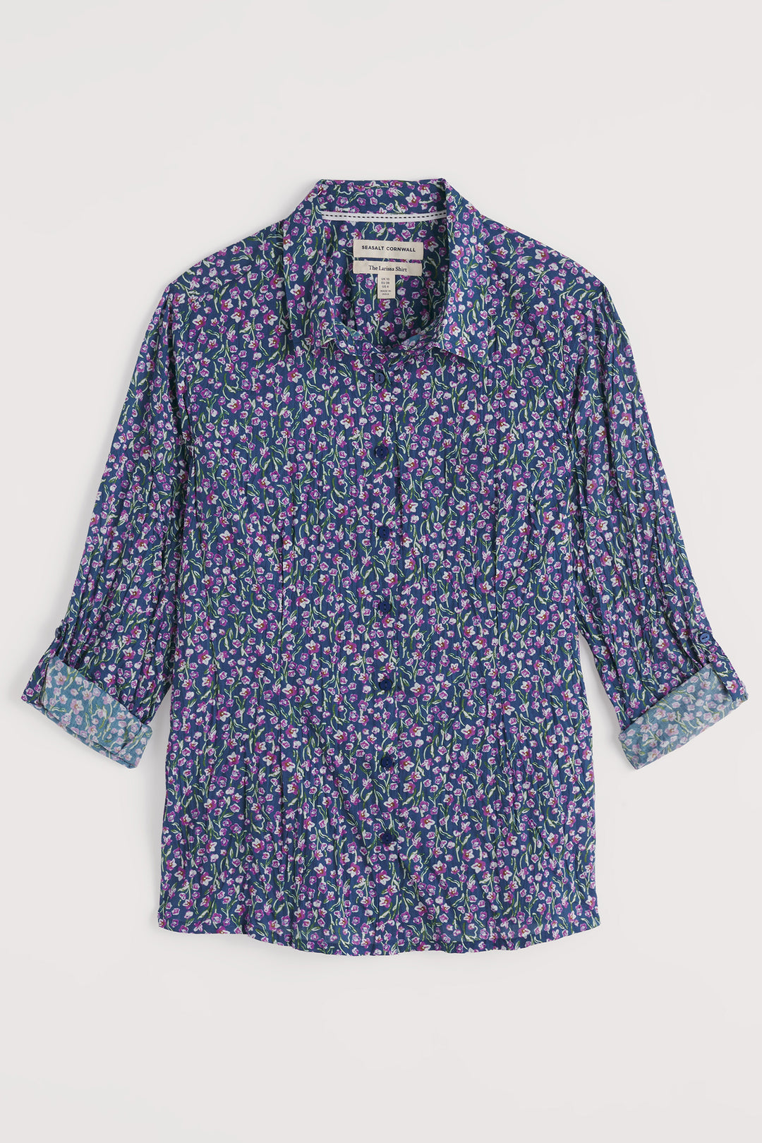 Seasalt WM29562 37482 Flax Flower Bright Orchid Larissa Shirt