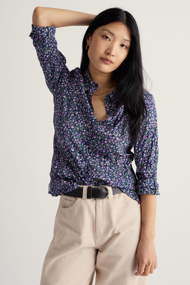 Seasalt WM29562 37482 Flax Flower Bright Orchid Larissa Shirt