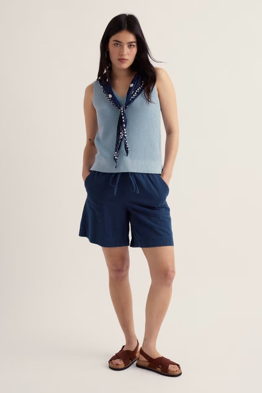 Seasalt WM31717-38039 Lookout Point Blue Fog Vest Jumper