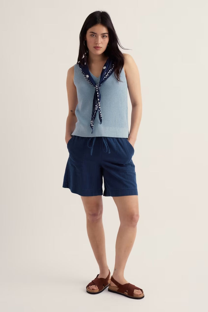 Seasalt WM31717-38039 Lookout Point Blue Fog Vest Jumper