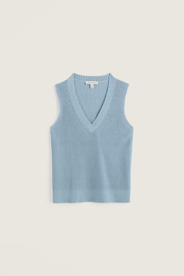 Seasalt WM31717-38039 Lookout Point Blue Fog Vest Jumper