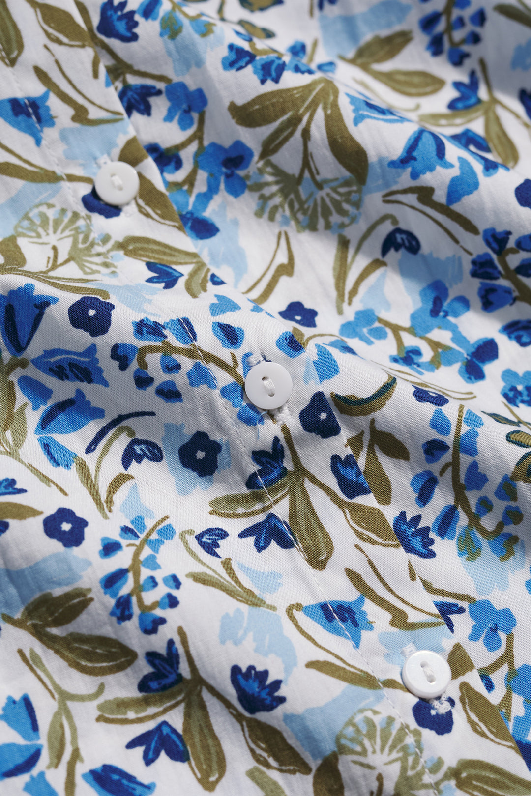 Seasalt WM32079-37220 Blue Hope Cottage Woodland Floral Chalk Blouse