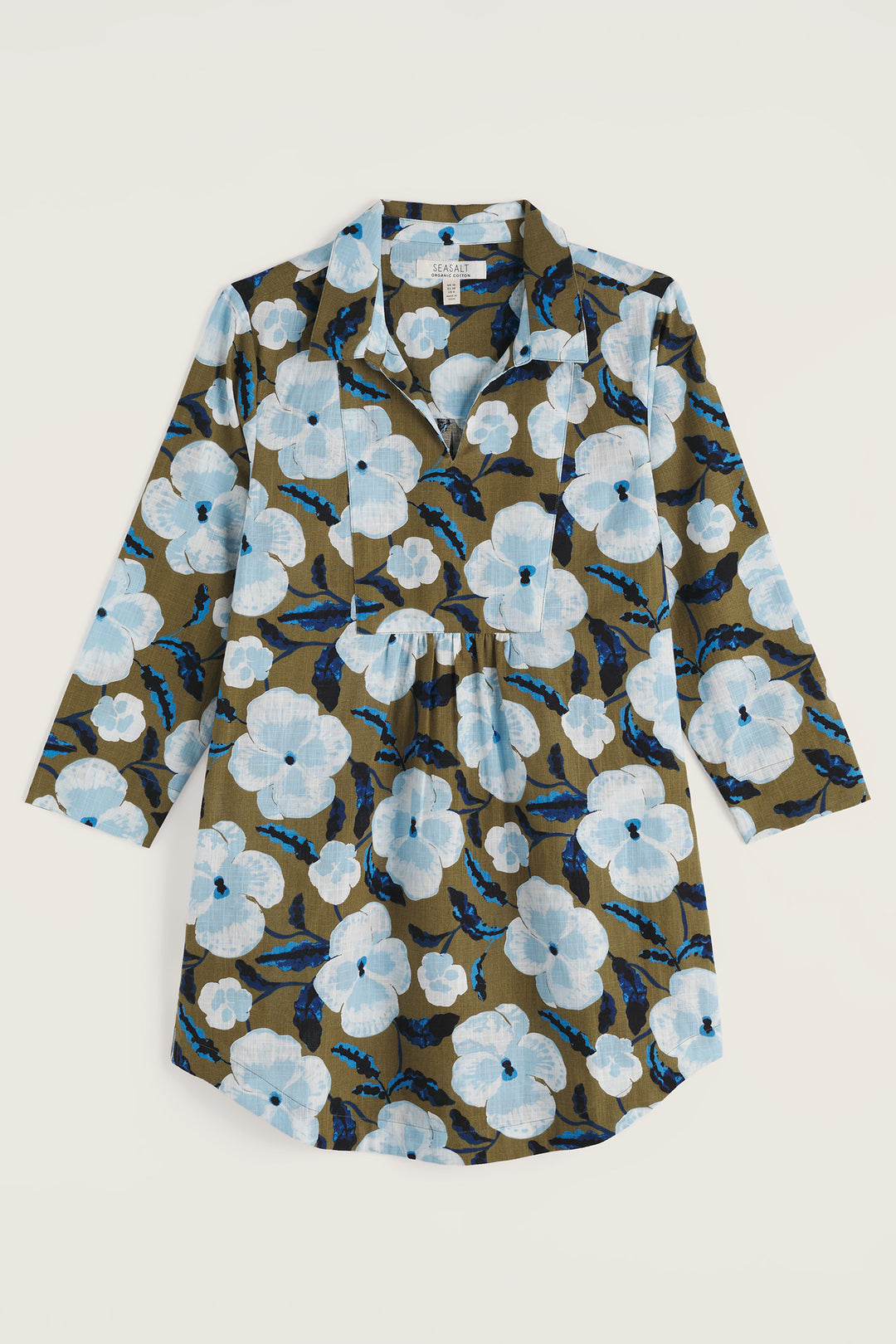Seasalt WM32246-37225 Fal Water Spring Pansy Seagrass Tunic Top