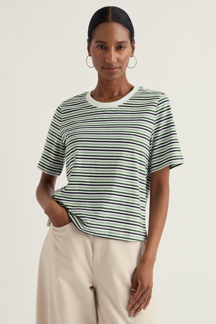 Seasalt WM32430-38093 Copseland Pellitras Treetop Green T-Shirt
