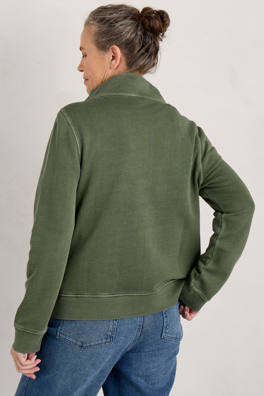 Seasalt WM33737 Green Shank Heath Sweatshirt - Shirley Allum Boutique