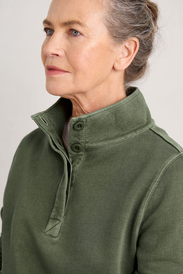 Seasalt WM33737 Green Shank Heath Sweatshirt - Shirley Allum Boutique