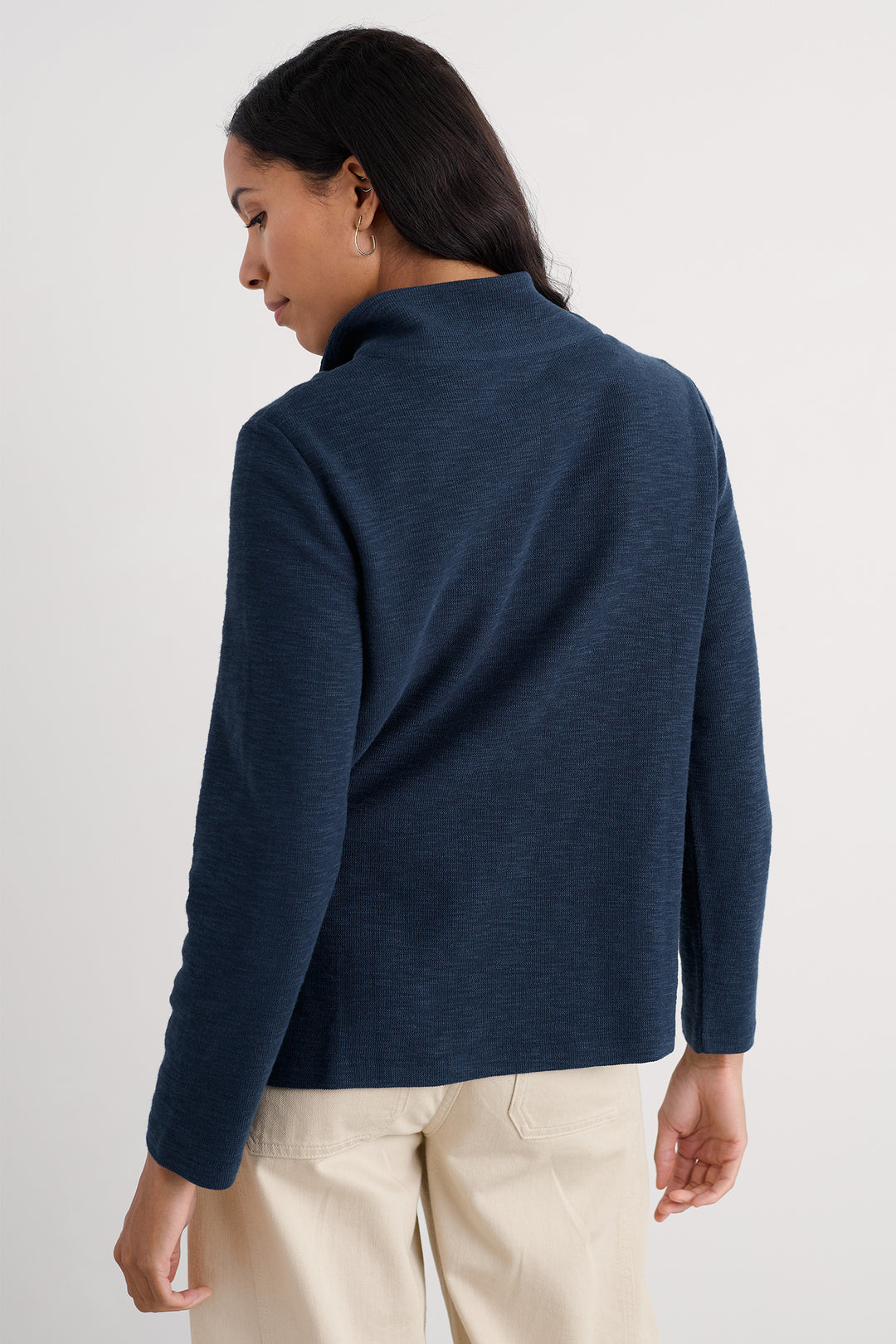 Seasalt WM33814-23059 Last Boat Maritime Navy Sweatshirt